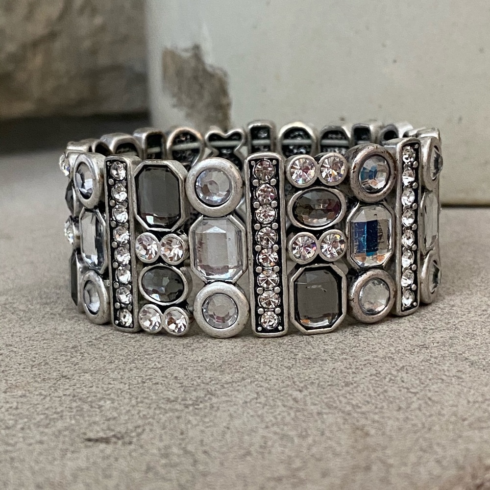 Lia Sophia Party Favor Stretch Bracelet Crystal